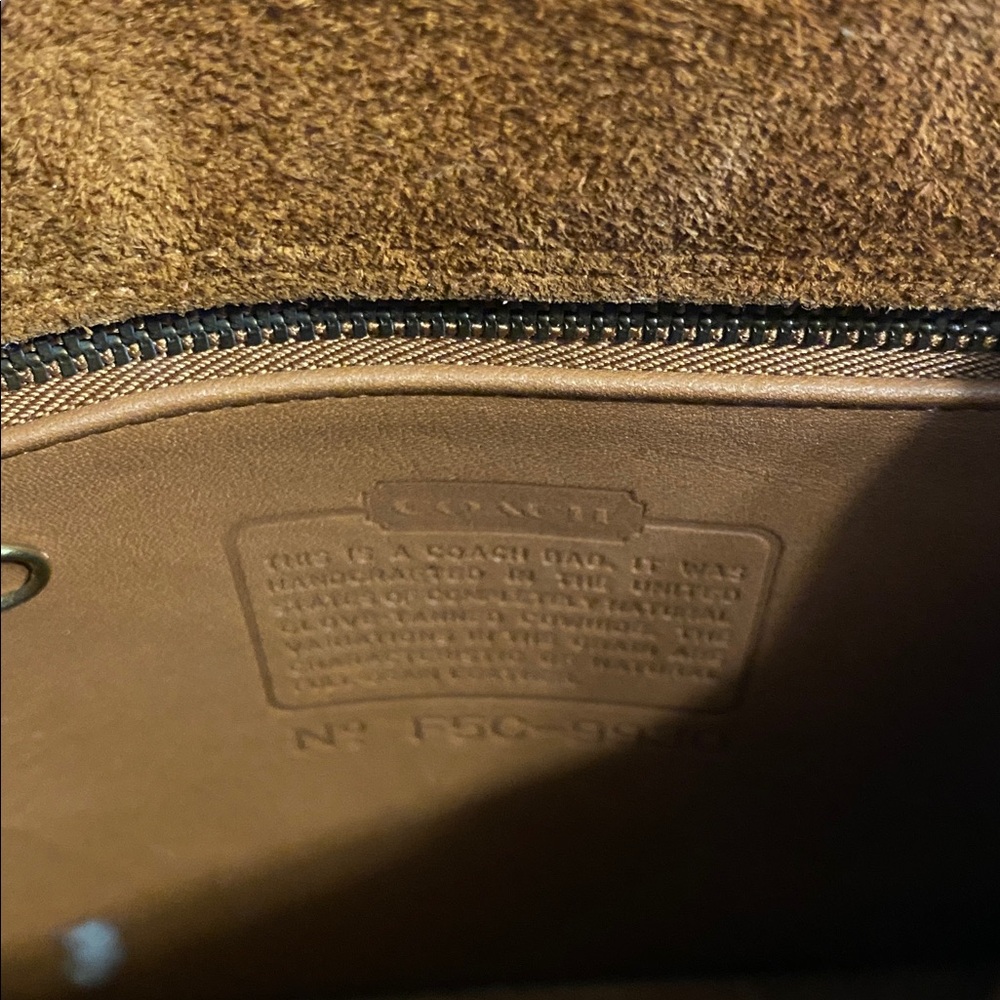 Coach Vintage Brown Leather Crossbody Bag, pre owned.  See pictures - Picture 6 of 11